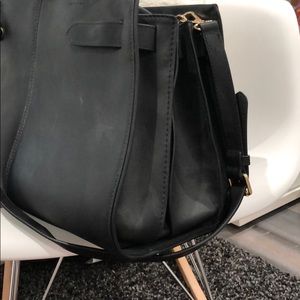 Vince Camuto expanding satchel bag